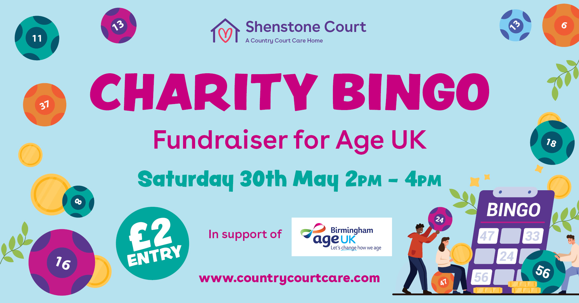 Shenstone Court Care Home - Charity Bingo Fundraiser